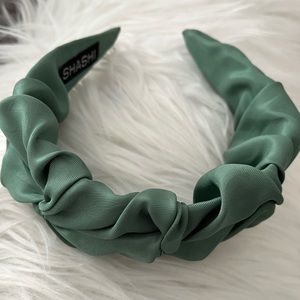 Emerald Ruched Statement Headband